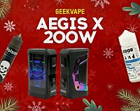 Влагозащищенный мод с огромным дисплеем - Geekvape Aegis X 200W в Папироска РФ !